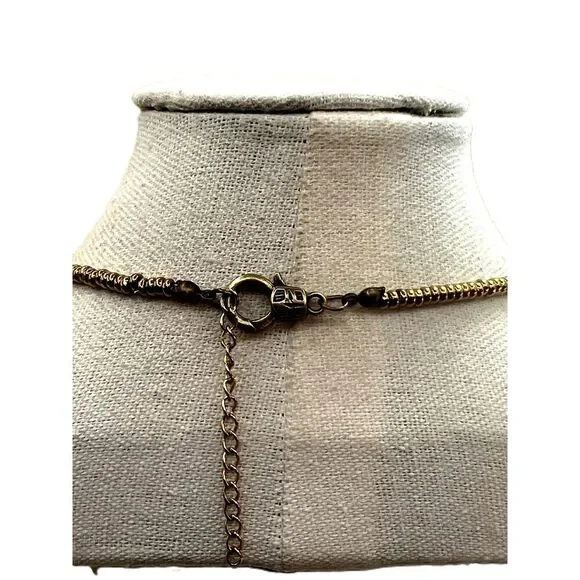 NEW Green Aventurine Stone Gold Tone Beads Bib Necklace - Picture 13 of 14